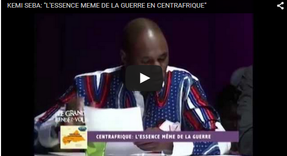 Kemi Seba explique la réalité de la guerre en centrafrique