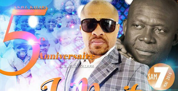 Joël Epalle et Sam Mbende pour le 5èm anniversaire de Kalara à Bruxelles