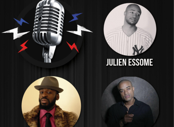 Julien Essome au King Comédie club avec Tonton Big Mac, Herman et docteur idéologie