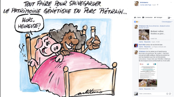 La DH publie une caricature grotesque sur la députée Isabelle Kibassa Maliba