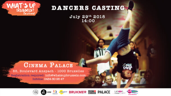 What’s up Brussels festival recrute des danseurs et danseuses le 29 juillet