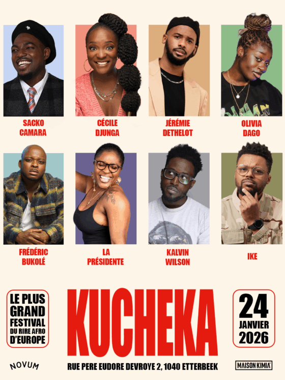 Kucheka Comedy Festival le 24 janvier : quand l’humour afro fait vibrer Bruxelles
