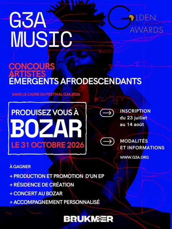 G3A Music 2026: La nouvelle formule du concours de l&rsquo;artiste émergent afrodescendant
